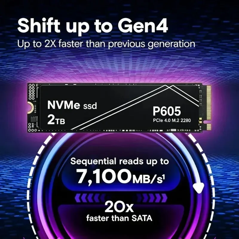 PCIe 4.0 M.2 2280 内蔵ドライブ。P605  - M.2 Nvme 4Tb Pcie 4.0 Ssd のレビューと価格