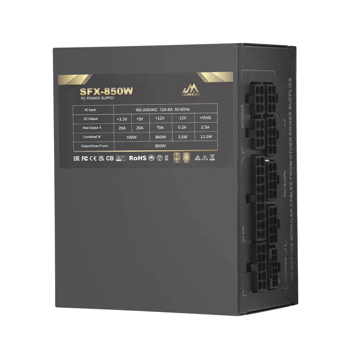 SFX 850W モジュール式スイッチング電源。サーバー/デ - Sfx Power Supply 850W Gold のレビューと価格