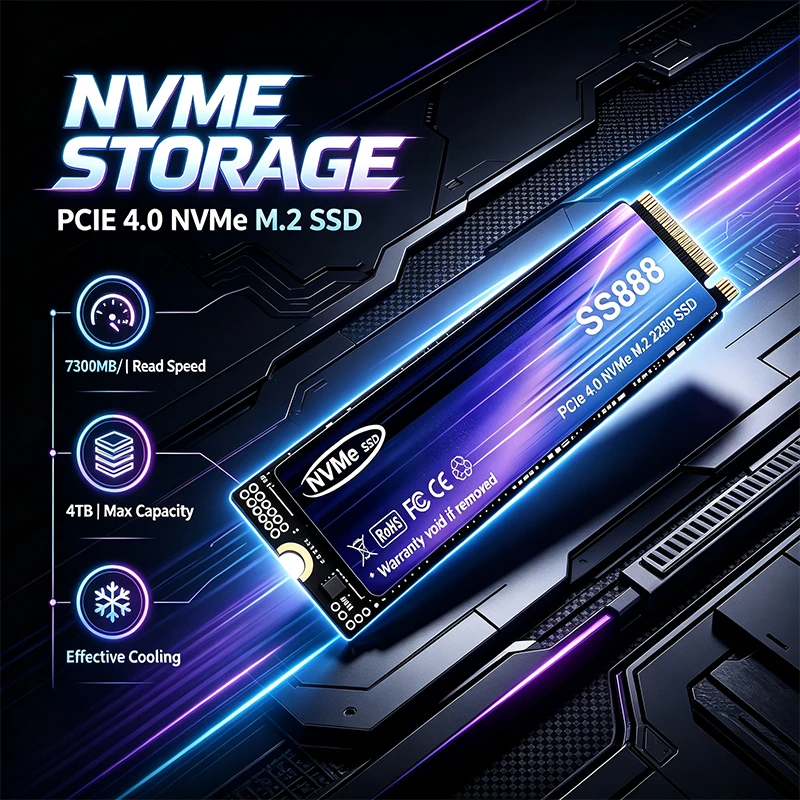 SS888 M.2 NVMe PCIe 4.0 SSD 73 - M.2 Nvme 4Tb Pcie 4.0 Ssd のレビューと価格