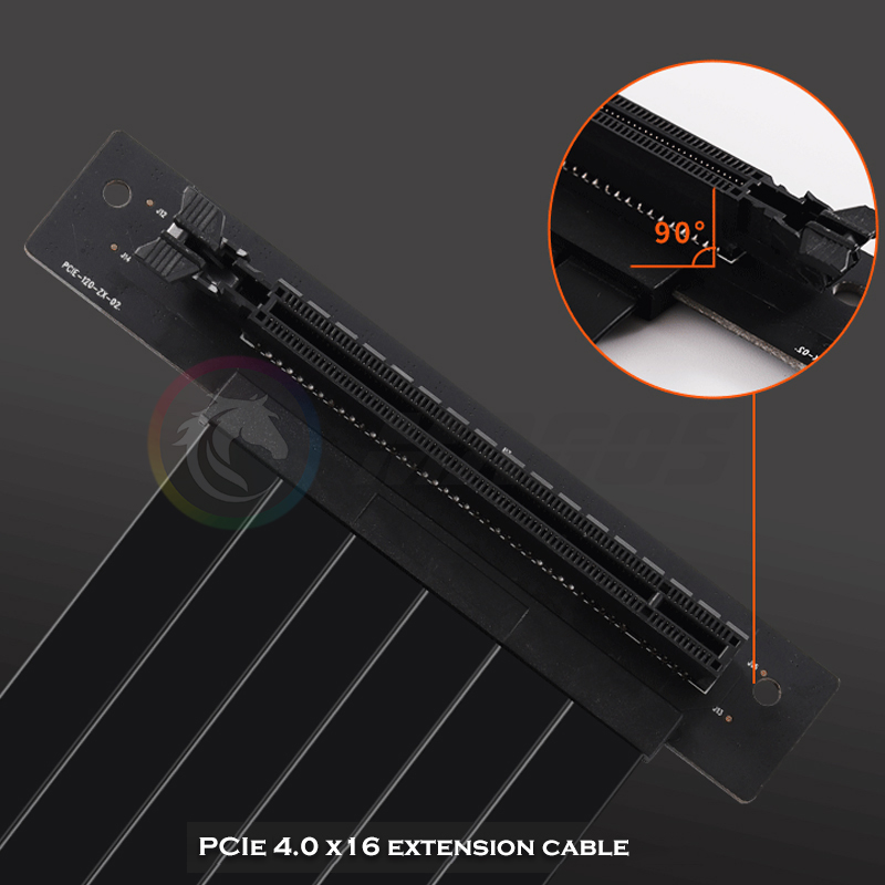 PCIE 4.0 X16 ライザー ケーブル ビデオ カード - Pcie 4.0 X16 Riser Cable 90 Degree のレビューと価格