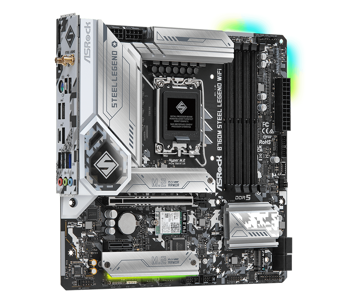 ASRock B760M STEEL LEGEND WIFI - Lga 1700 Ddr5 Itx Motherboard のレビューと価格