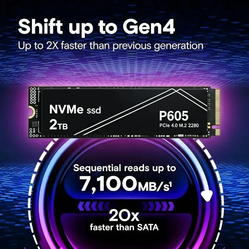 P605 NVMe SSD 7100MB/s PCIe 4. - M.2 Nvme 4Tb Pcie 4.0 Ssd のレビューと価格