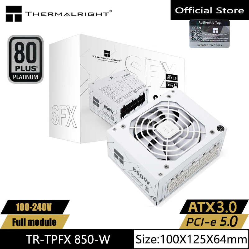 Thermalright TR-TPFX850-W ホワイト - Sfx Power Supply 850W Gold のレビューと価格