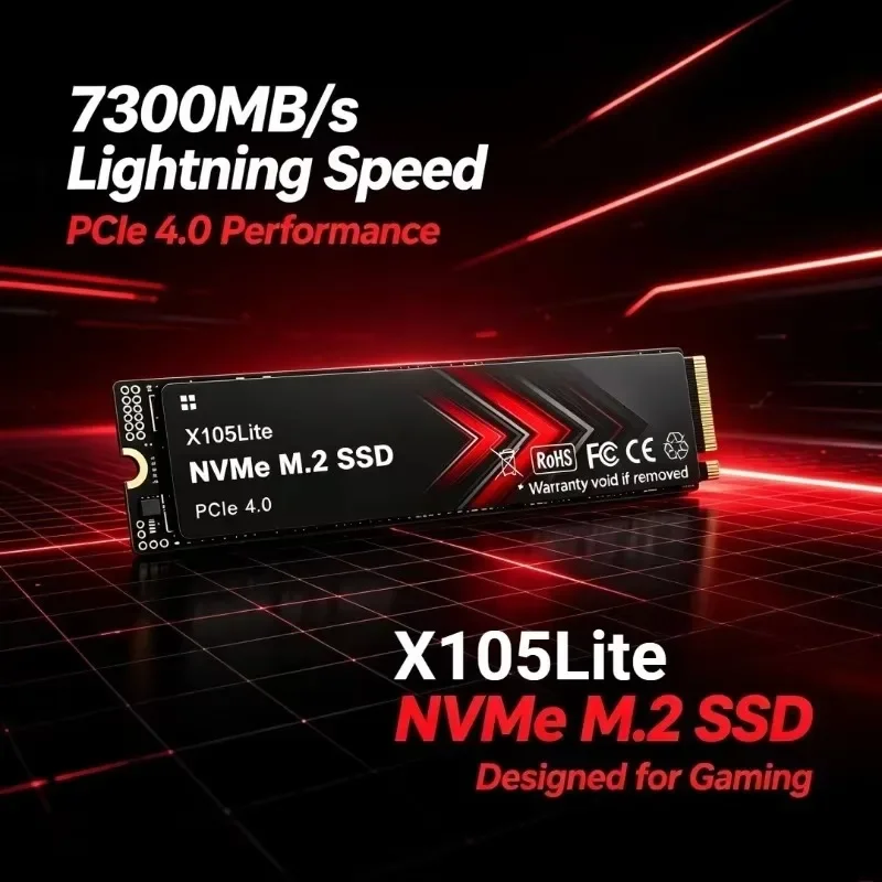 新品のX105Lite NVMe SSD。M.2 NVMeハ - M.2 Nvme 4Tb Pcie 4.0 Ssd のレビューと価格